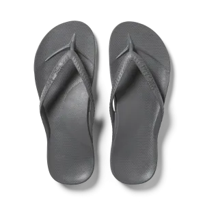 Arch Support Thongs - Classic - Charcoal