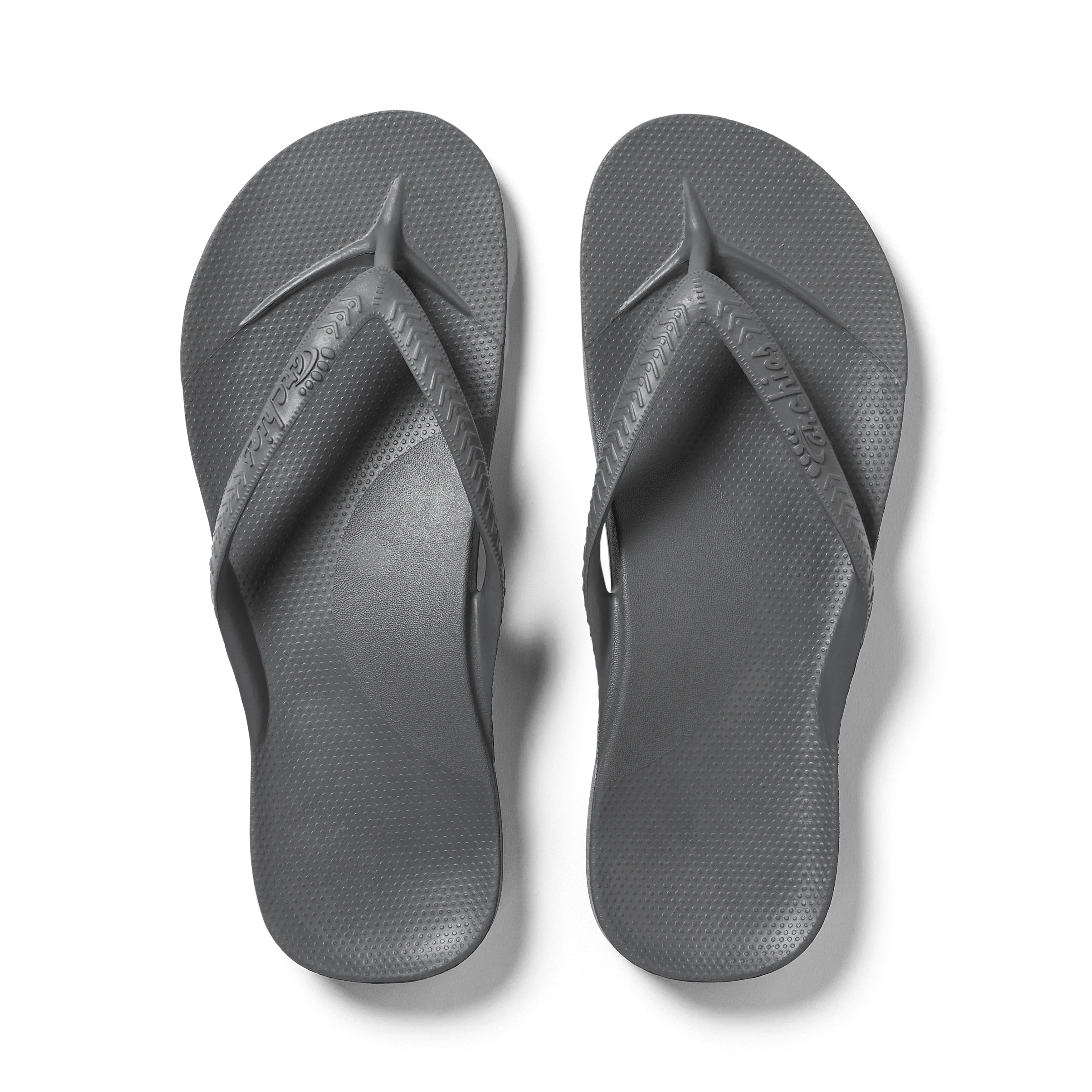 Arch Support Thongs - Classic - Charcoal