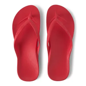 Archies High Arch Thongs - Coral