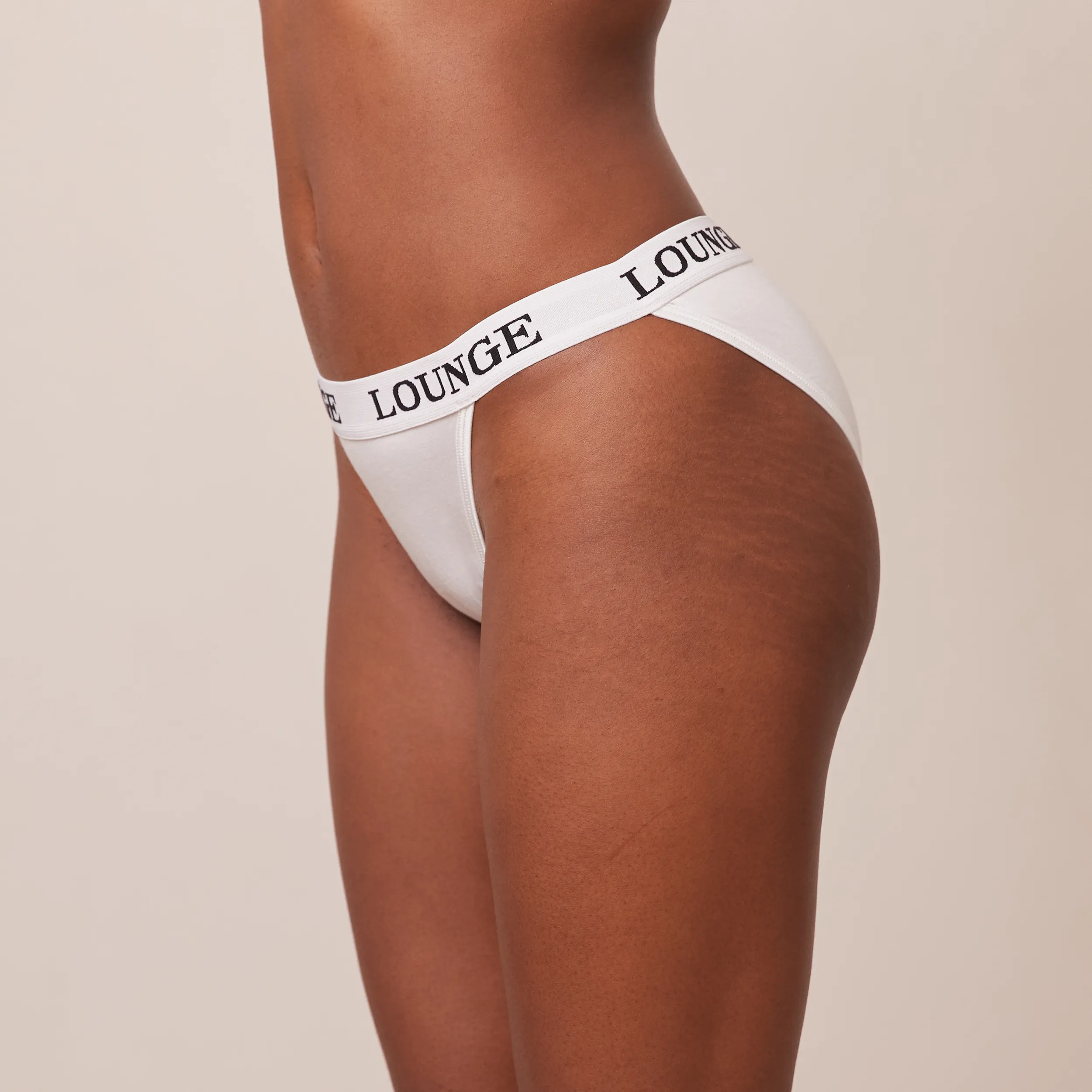 Bamboo Triangle Briefs - All White