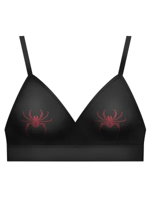 BeChill™ High-Performance Black Widow Supportive Wrap Bra