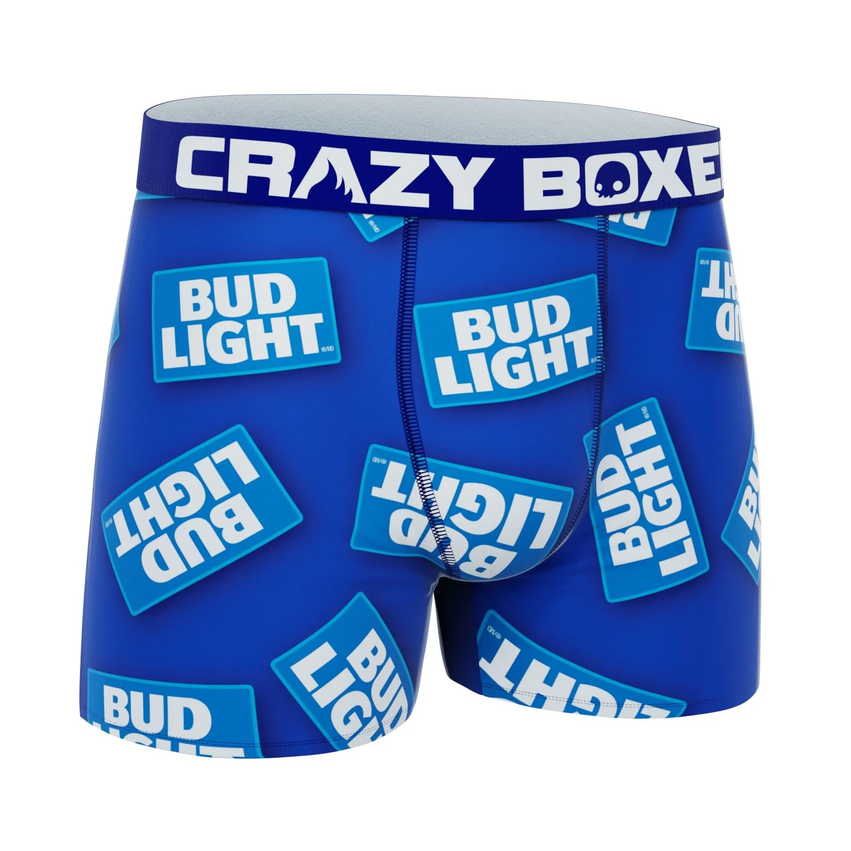 CRAZYBOXER Bud Light Logo Men's Boxer Briefs