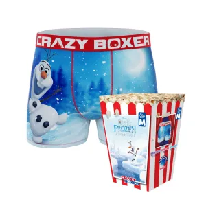 CRAZYBOXER Disney Frozen Olaf Men's Boxer Briefs (Creative Packaging)