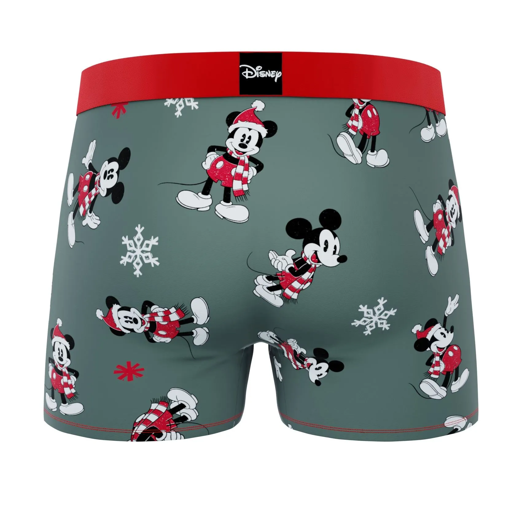 CRAZYBOXER Disney Mickey and Pluto Holidays Men's Boxer Briefs (2 pack)