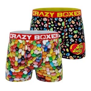 CRAZYBOXER Jelly Belly Candies &Ornaments Men's Boxer Briefs (2 pack)