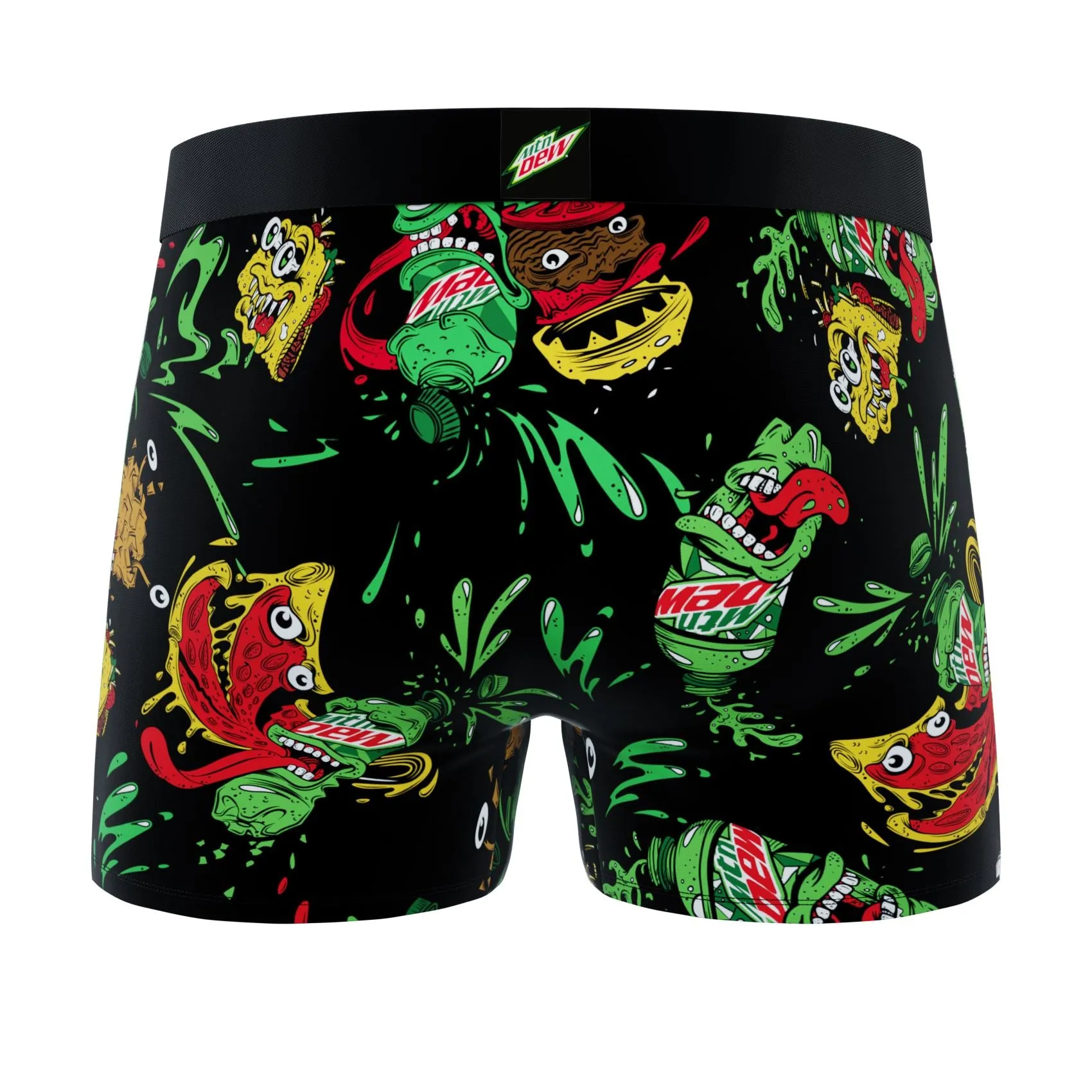 CRAZYBOXER Mountain Dew Men's Boxer Briefs (Pack 2)