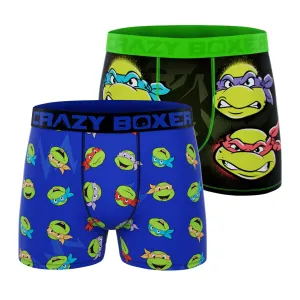 CRAZYBOXER Ninja Turtles Cowabunga   TMNT team Men's Boxer Briefs (2 pack)