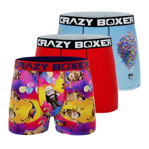 CRAZYBOXER Pixar Up Carl Men's Boxer Briefs (3 pack)