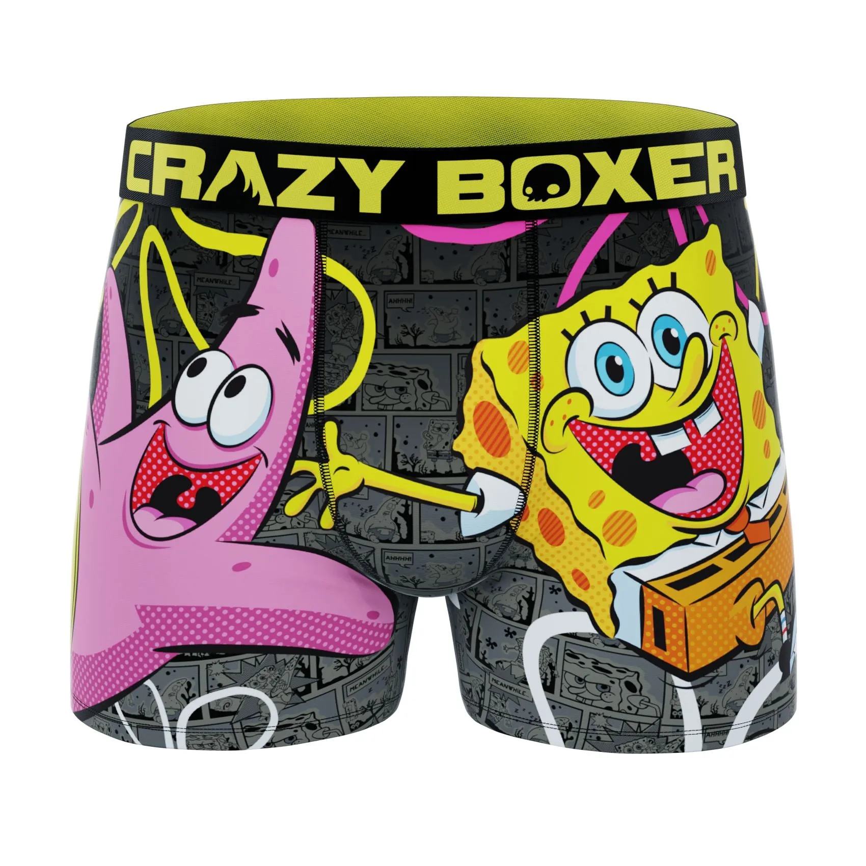 CRAZYBOXER Spongebob Have Fun Men's Boxer Briefs (2-Pack)