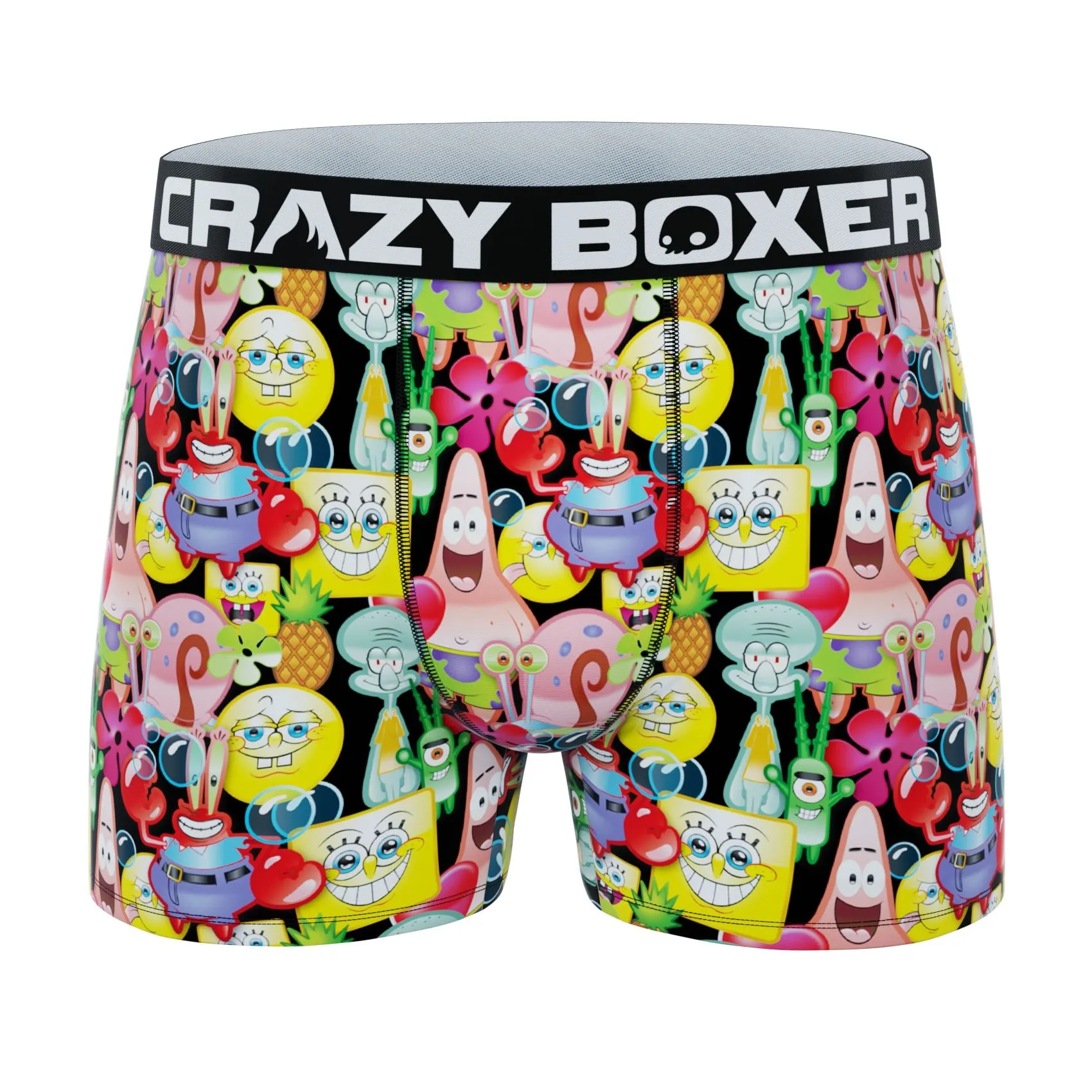 CRAZYBOXER Spongebob Have Fun Men's Boxer Briefs (2-Pack)