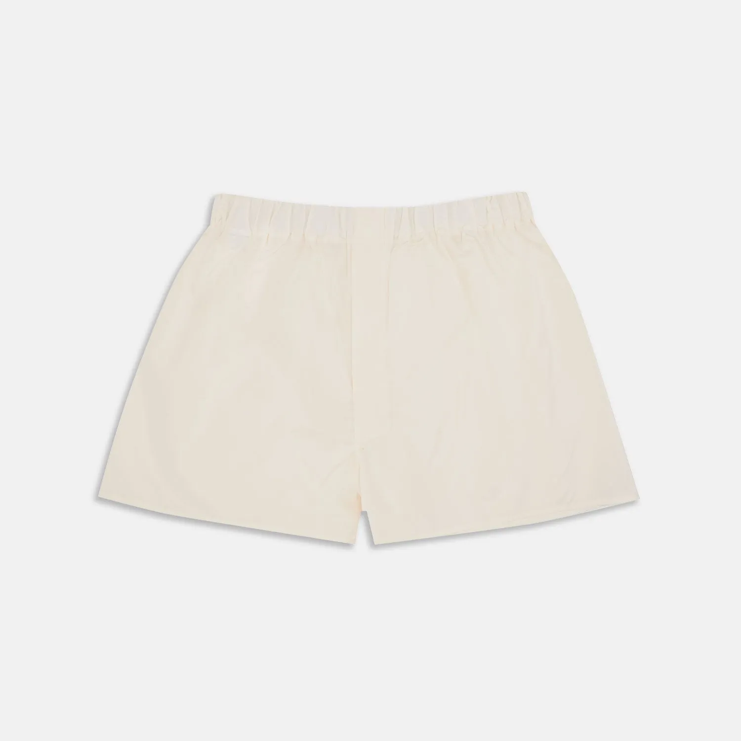 Cream Sea Island Quality Cotton Boxer Shorts