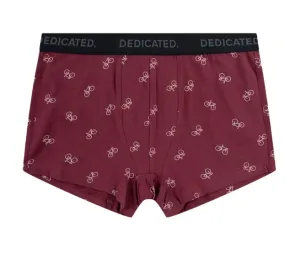 DEDICATED Kalix Boxer Bike Pattern Burgundy