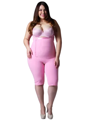 Full Body Shapewear Compression - Post Surgical Garments – Long Pink - Limited Sizes Available