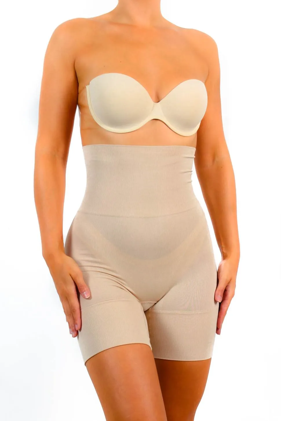 Its Under Control - Nude Shapewear High Waist Control Shorts