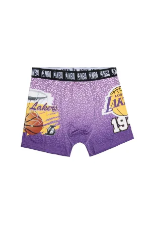 Los Angeles Lakers Paint Splatter Printed Boxer Briefs