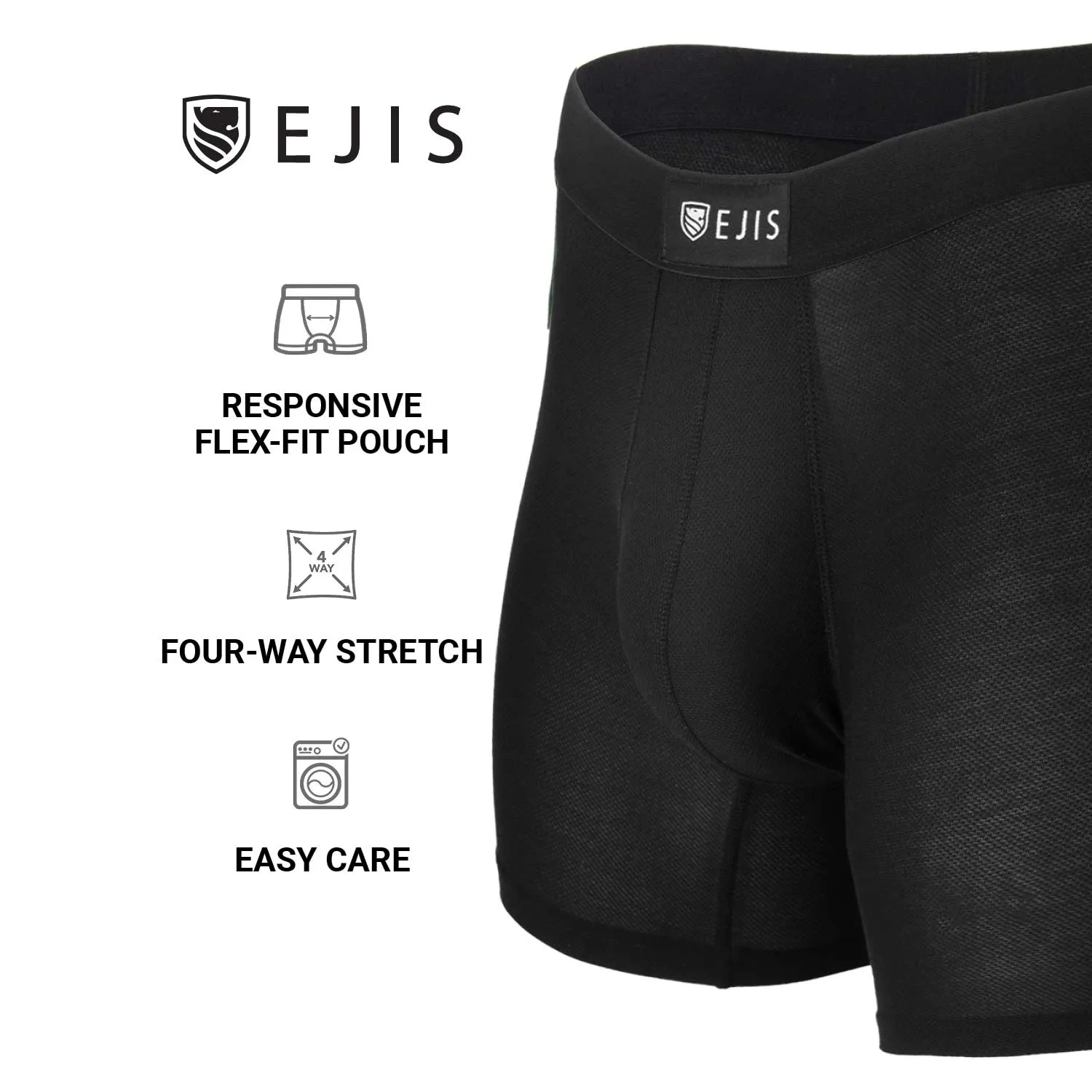 Performance Boxer Briefs with Flex-fit Pouch for Men