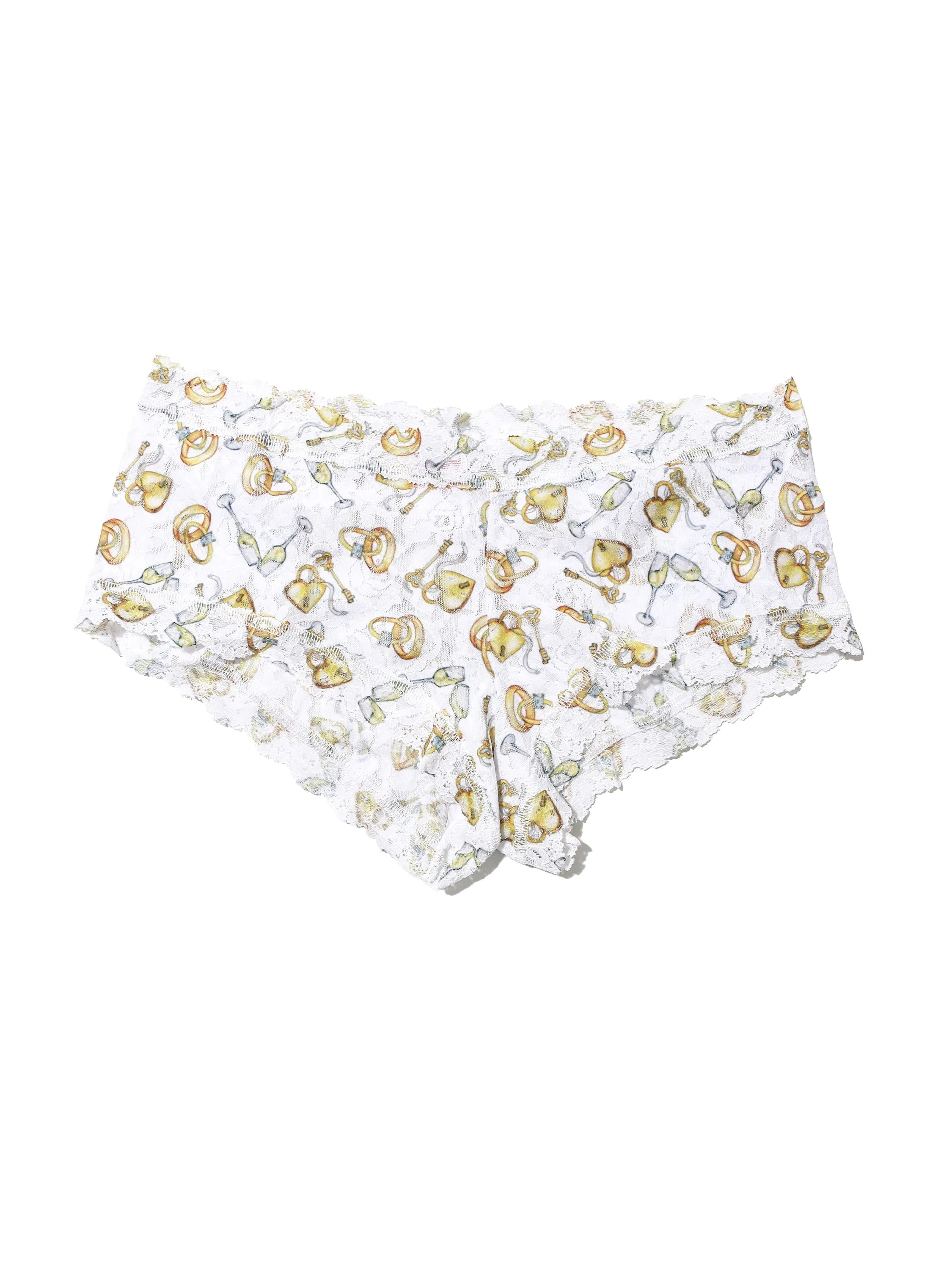 Printed Signature Lace Boyshort Forever Gold Sale