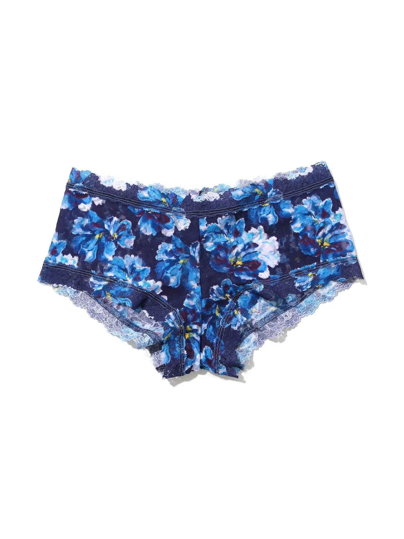 Printed Signature Lace Boyshort Nightfall Purple