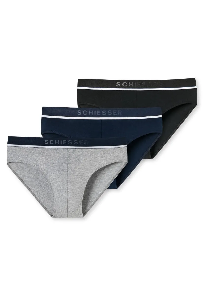 Schiesser - Organic Cotton - Rio Briefs - 3 Pack