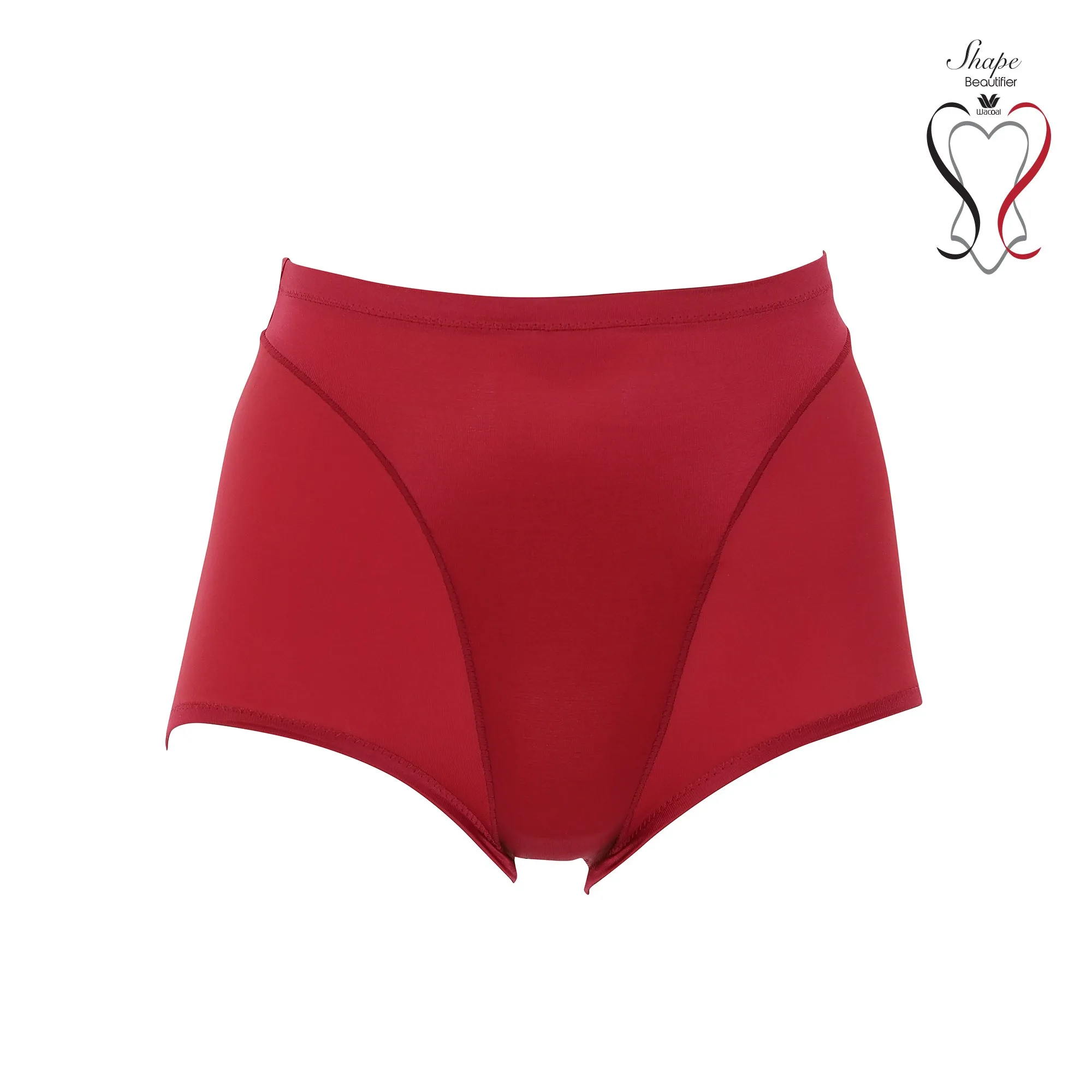 Wacoal Shapewear Hips กางเกงกระชับหน้าท้อง รุ่น WY1128 สีแดงเชอร์รี่ (CH)